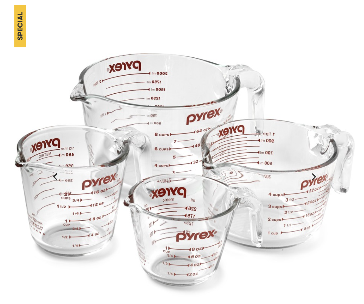 Pyrex Measuring Jugs